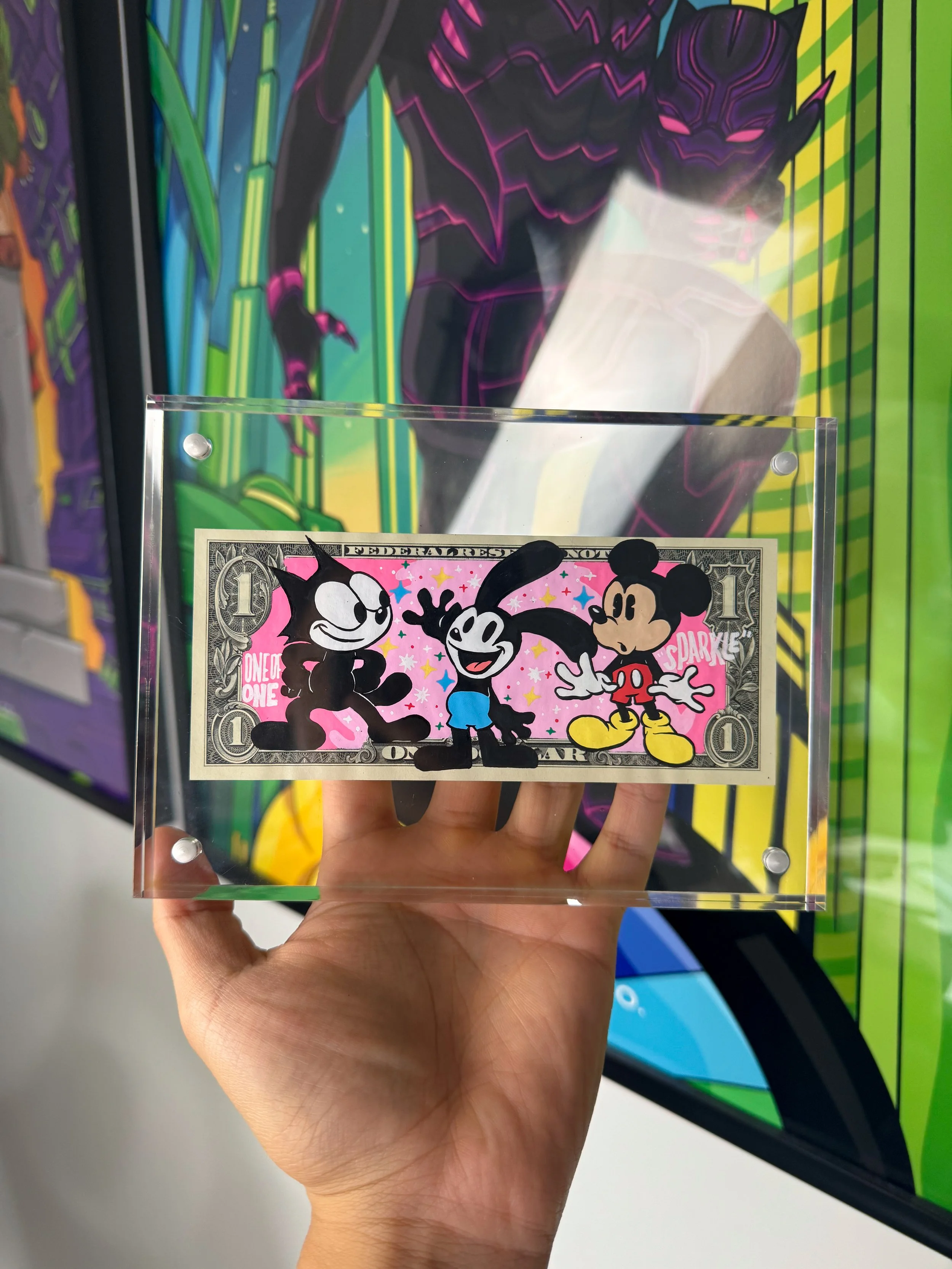 Limited  “SPARKLE” Dollar Bill