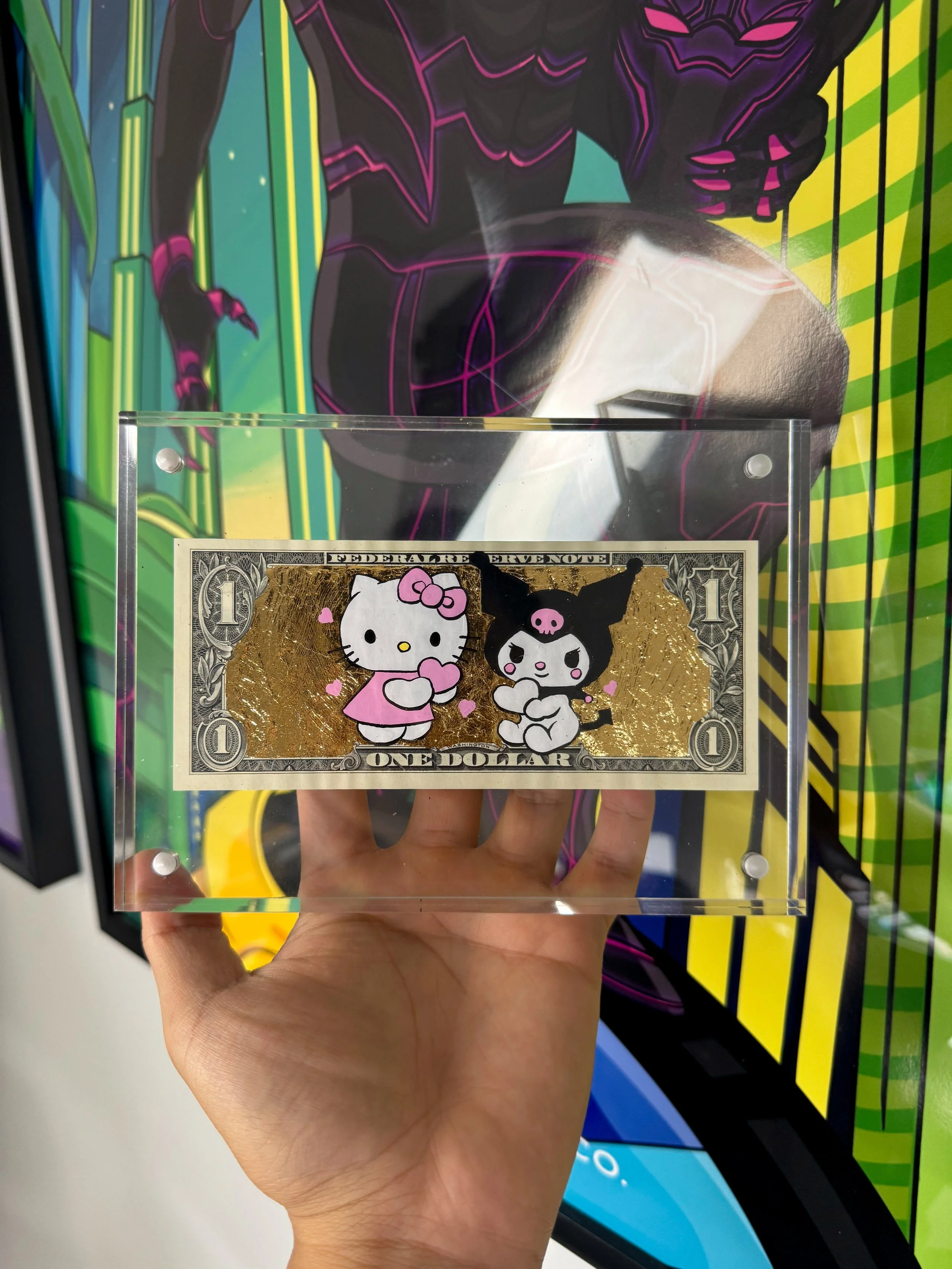 Limited “HELLO KITTY” Gold Dollar Bill