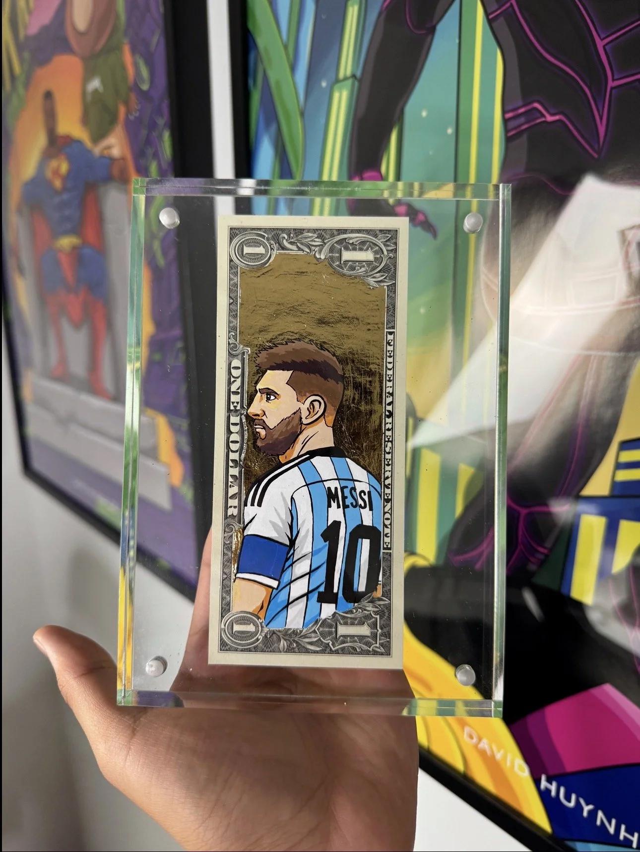 Open Edition “MESSI” Gold Dollar Bill