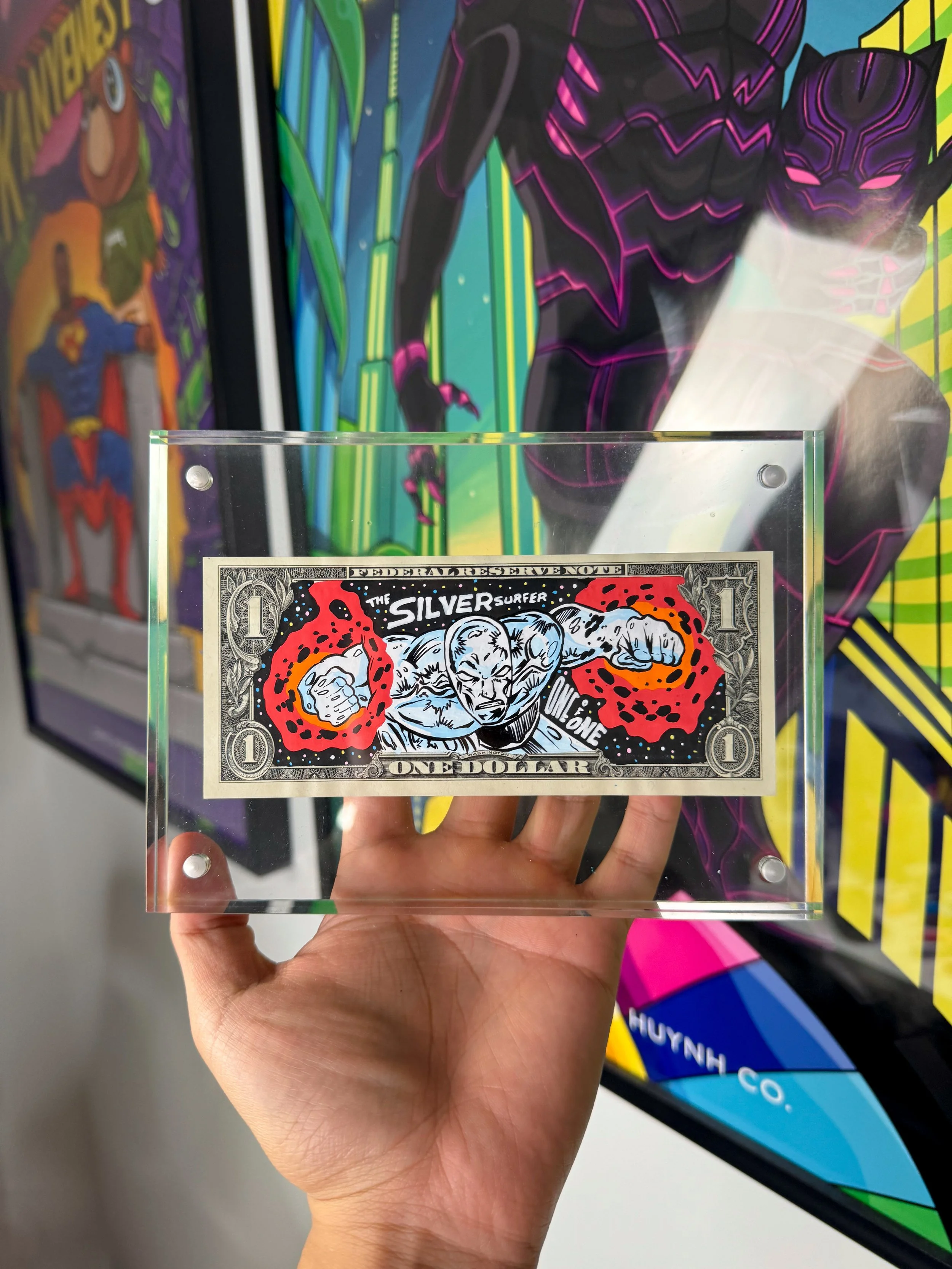 Limited “SILVER SURFER” Dollar Bill