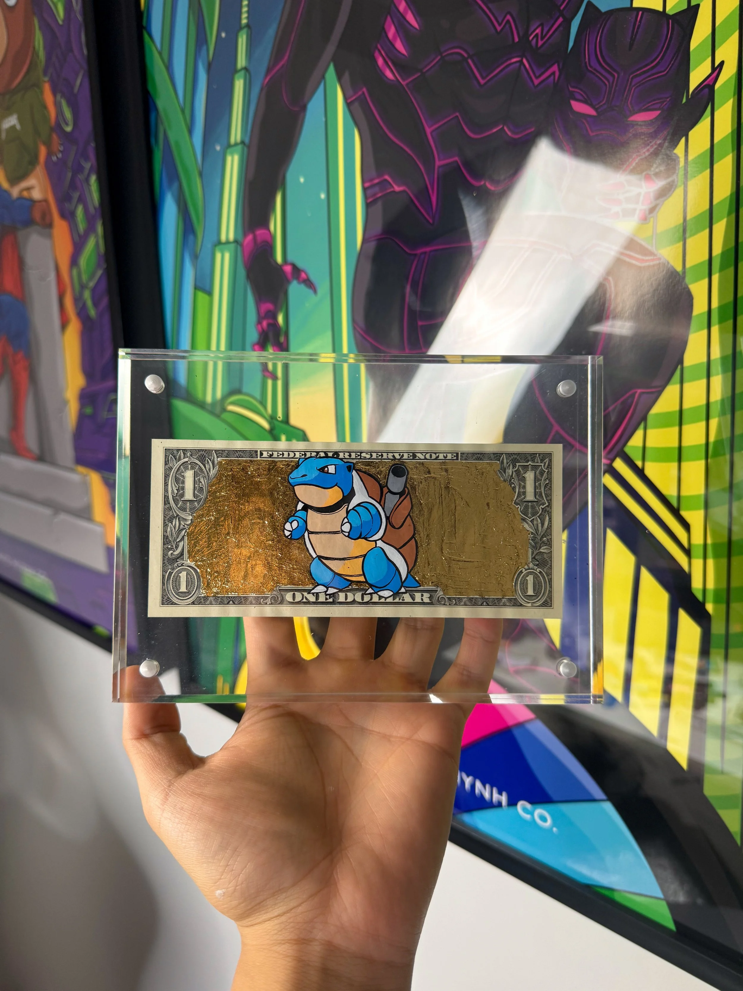 Limited “BLASTOISE” Gold Dollar Bill