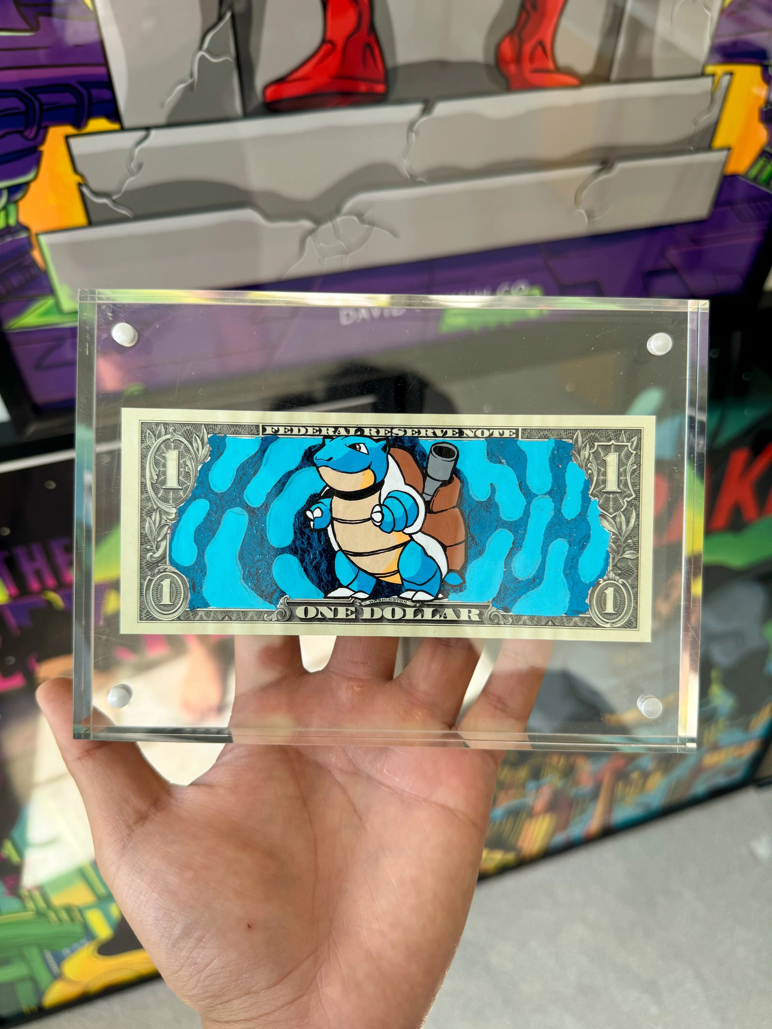 Limited “BLASTOISE” Foil Dollar Bill