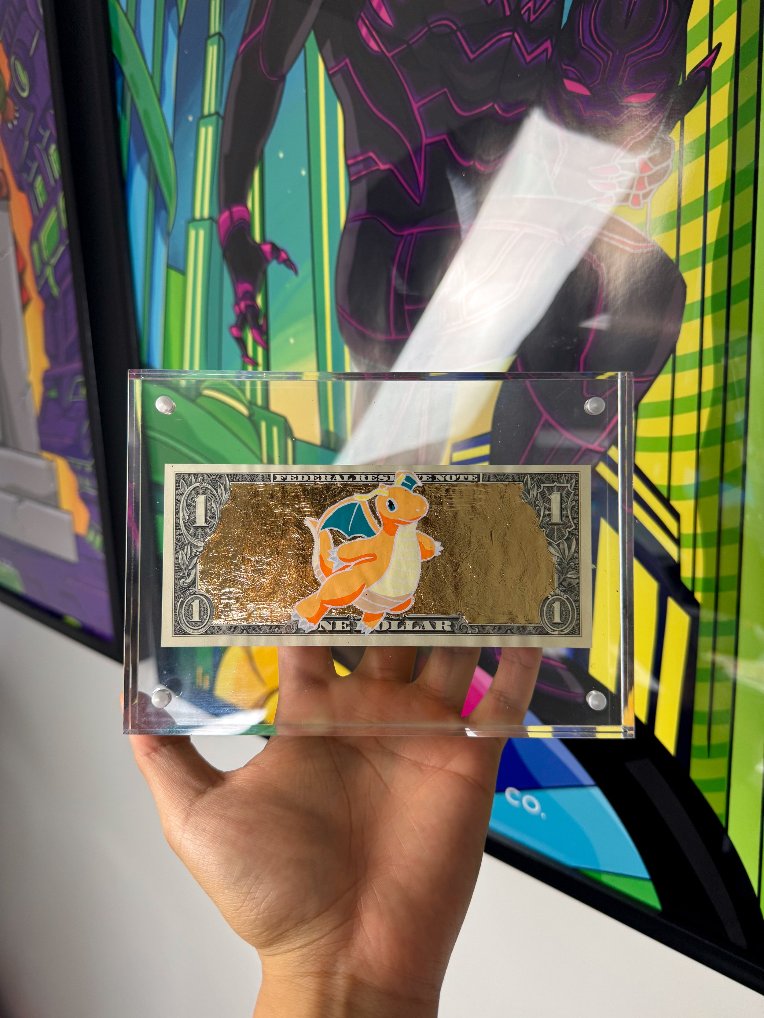 Limited “DRAGONITE” Gold Dollar Bill