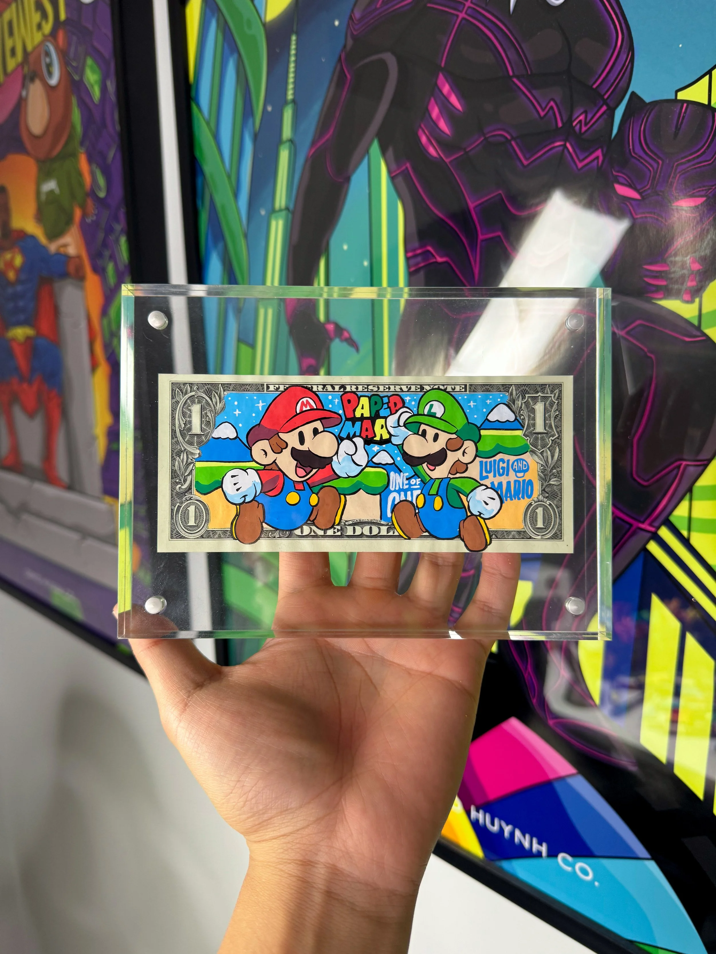 Limited  “PAPER MARIO” Dollar Bill