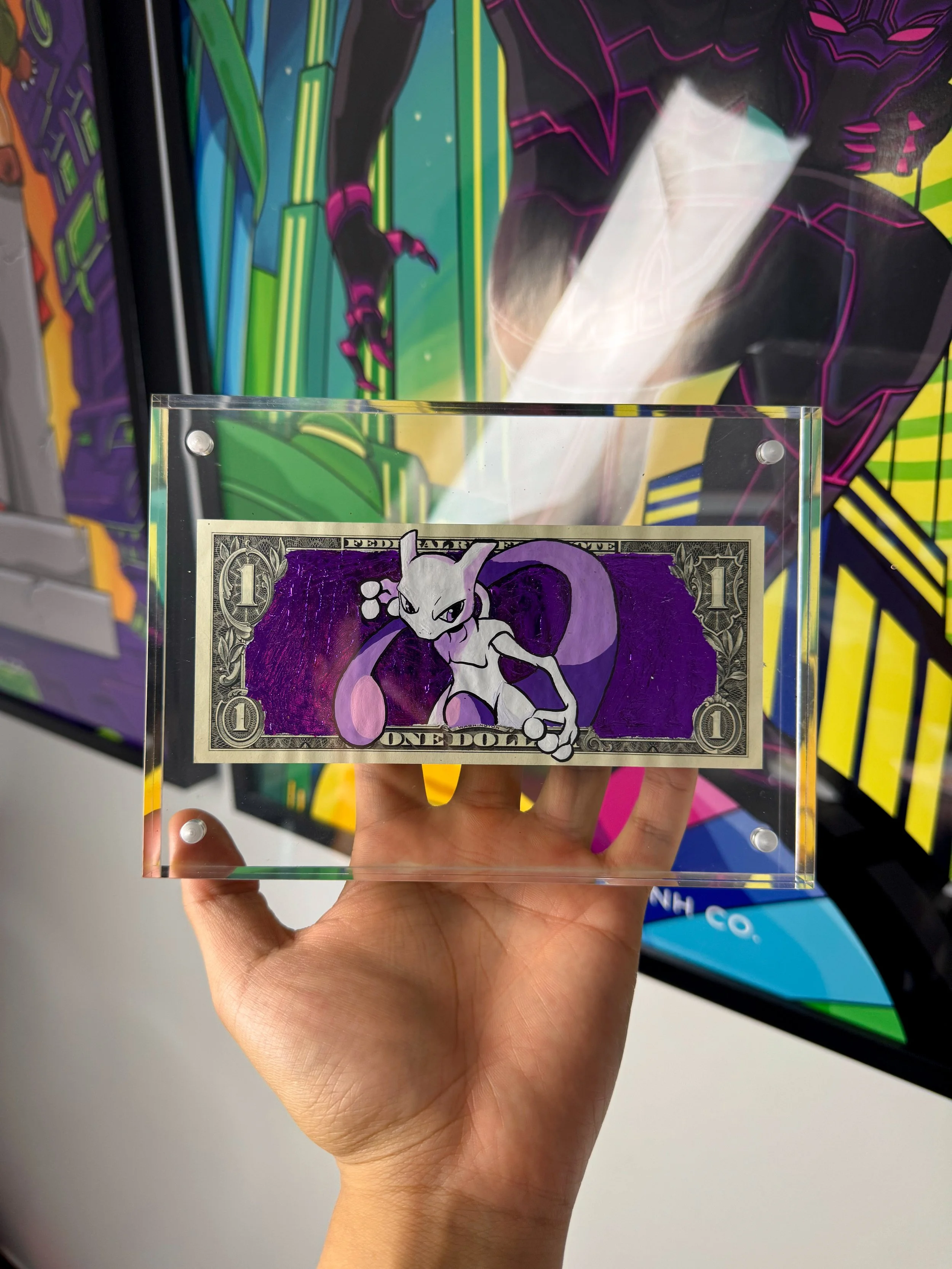Limited “MEWTWO II” Shiny Dollar Bill