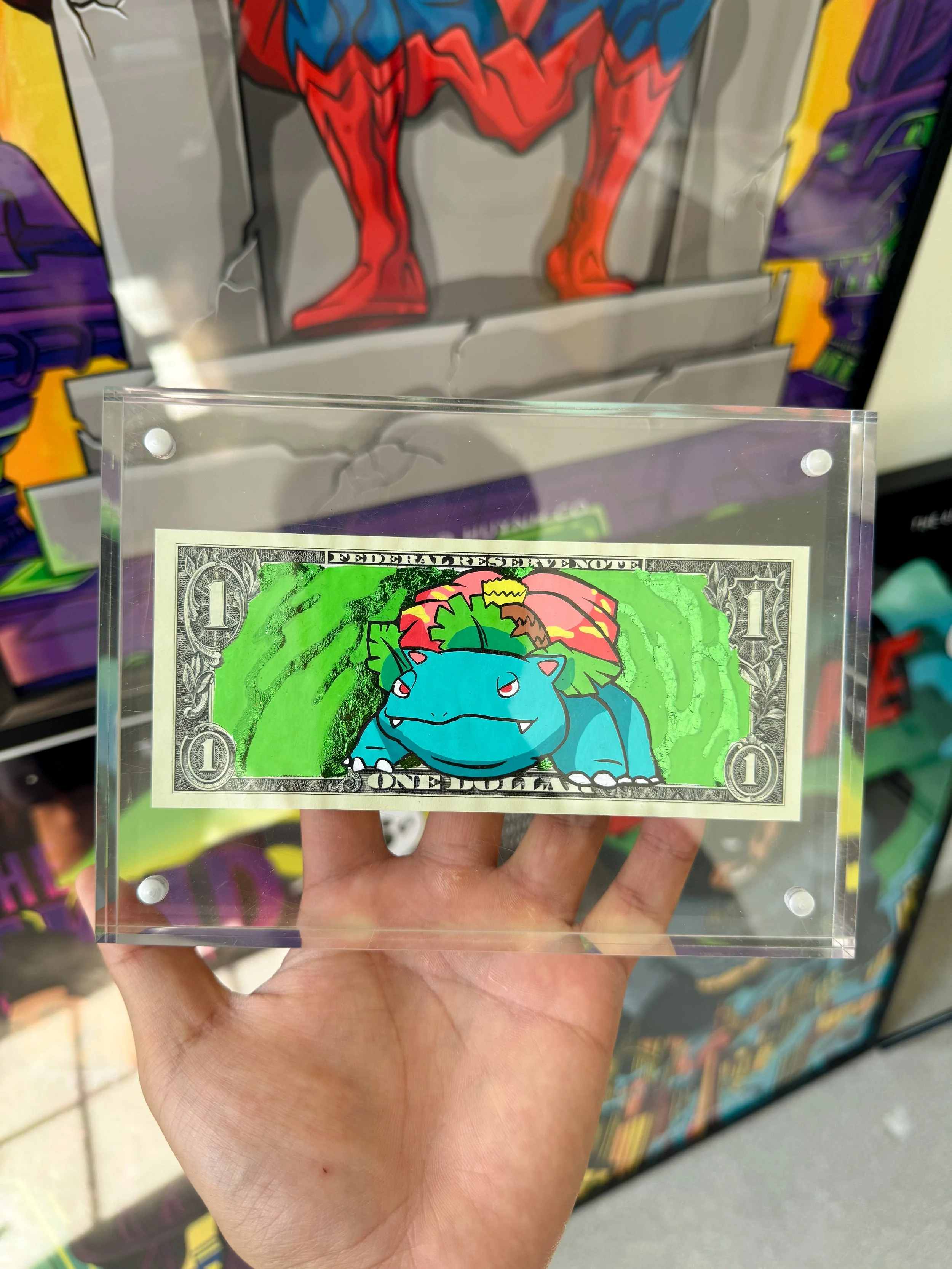 Limited “VENUSAUR” Foil Dollar Bill