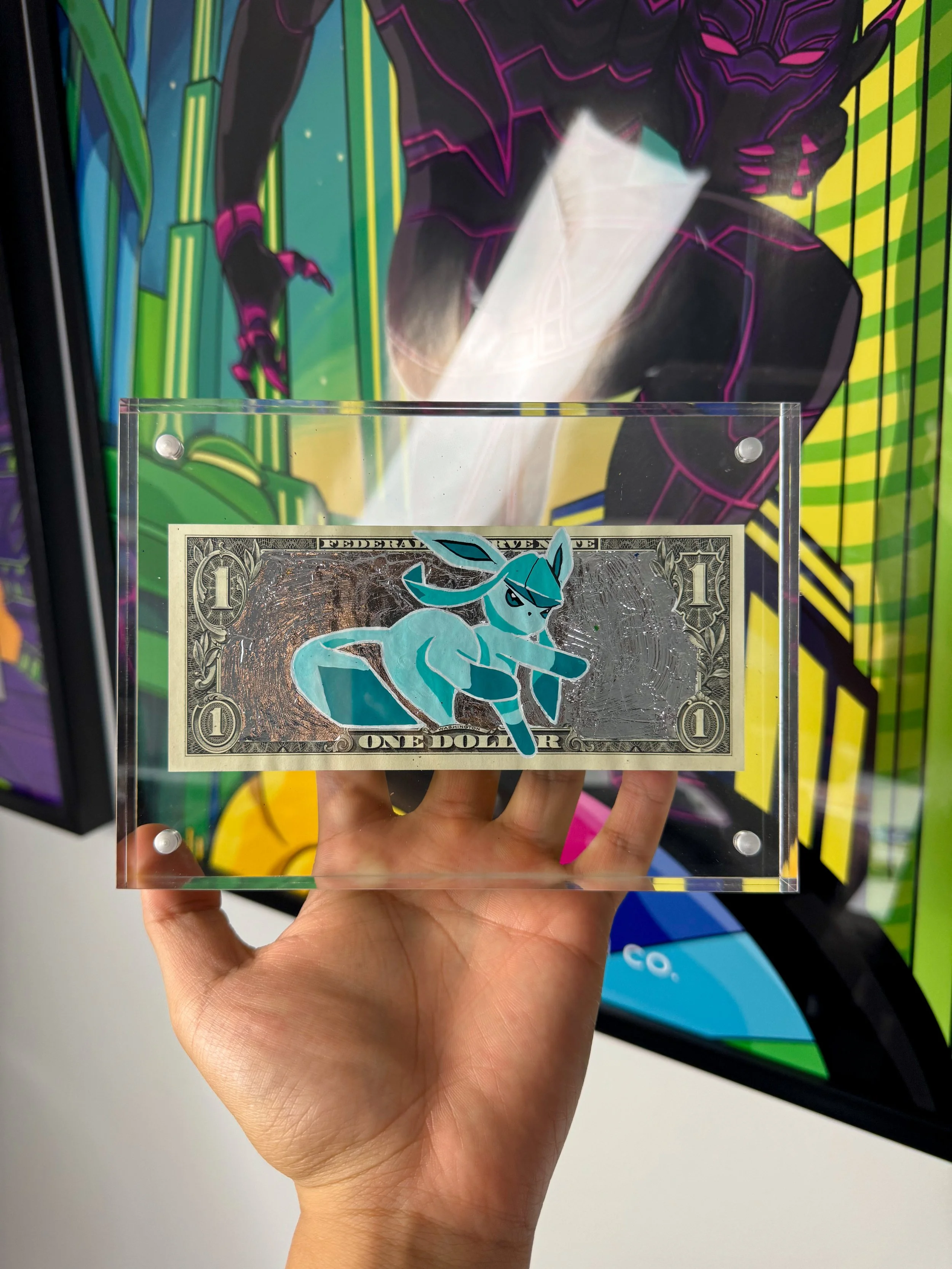 Limited “GLACEON” Shiny Dollar Bill