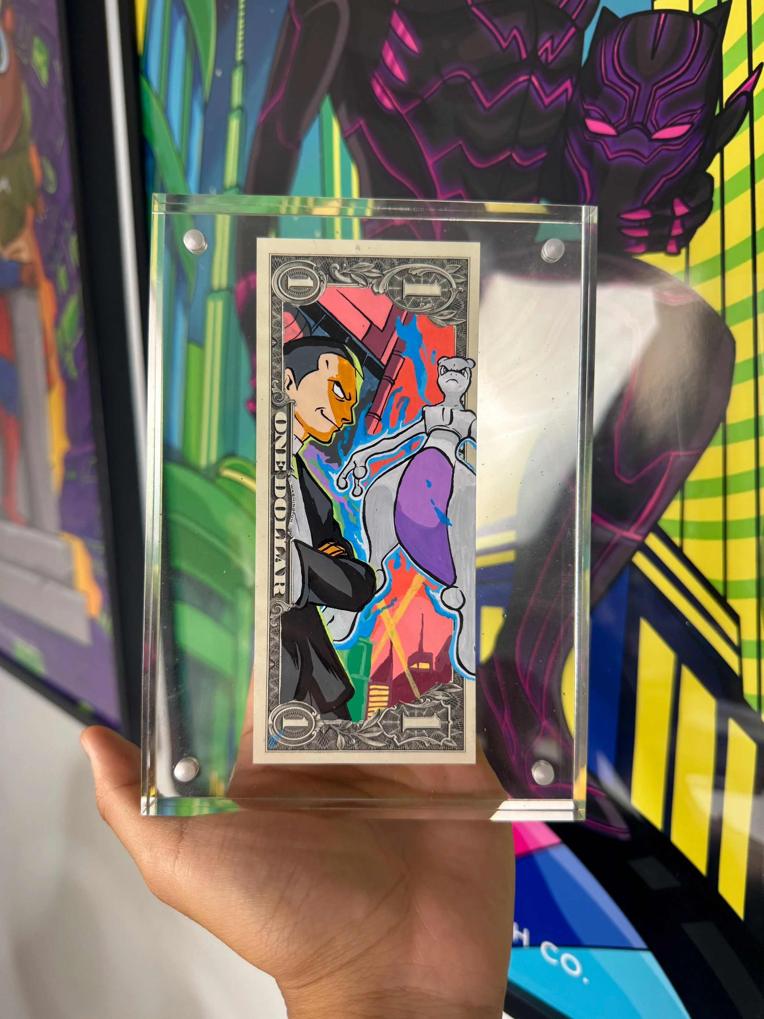 Limited “TEAM ROCKETS MEWTWO” Dollar Bill
