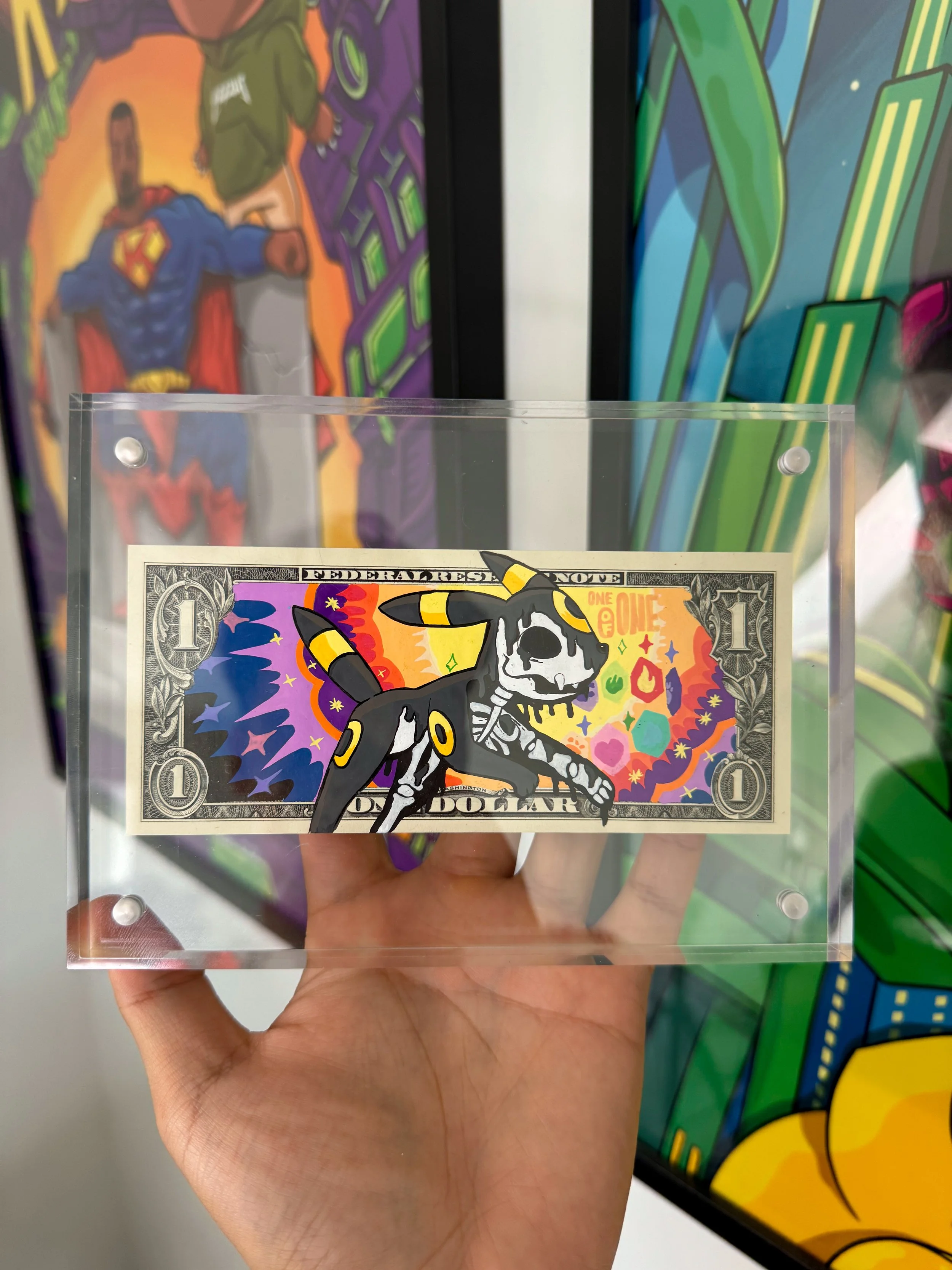 Limited Edition “PRISMATIC UMBREON” Dollar Bill