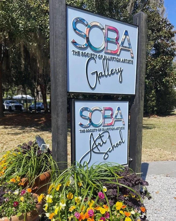 Hew Lowcountry tribe, 
I'll looking forward to being the "Artist in Residence" on Wed 4/1 from 1:30-5pm at the NEW SOBA GALLERY location at 7 Church St. in Bluffton SC (across the street from our old location)! @sobagallery 

I'll have a fe