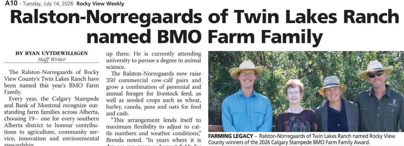 Members named BMO Farm Family