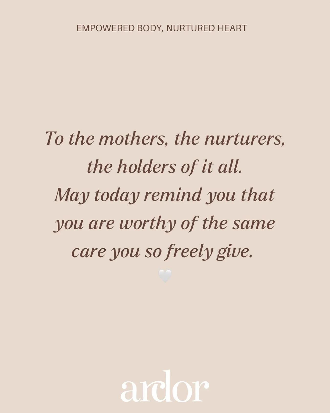 Mothering is movement.
It&rsquo;s strength and softness.
Holding and letting go.
Showing up, even on the days that feel heavy.

Today we celebrate every version of motherhood, the mums, step mums, grandmothers, mothers-to-be, chosen mothers, and the 
