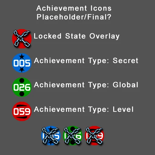 Achievement System Icons