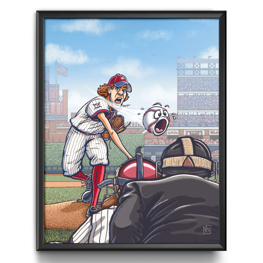 Ring the Bell Philadelphia Phillies Limited Edition Print — Nick Fasnacht  Illustration & Design