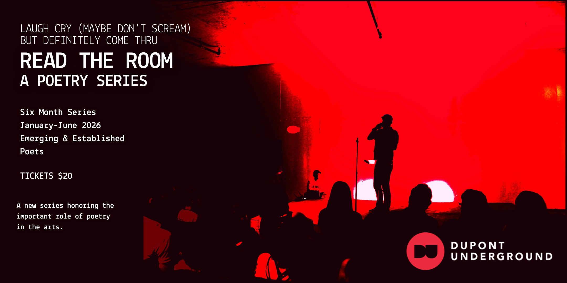 Read the Room - Jan 14. Doors at 6, Show at 6:30