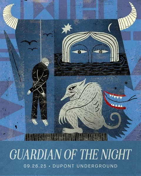 Blue poster with most