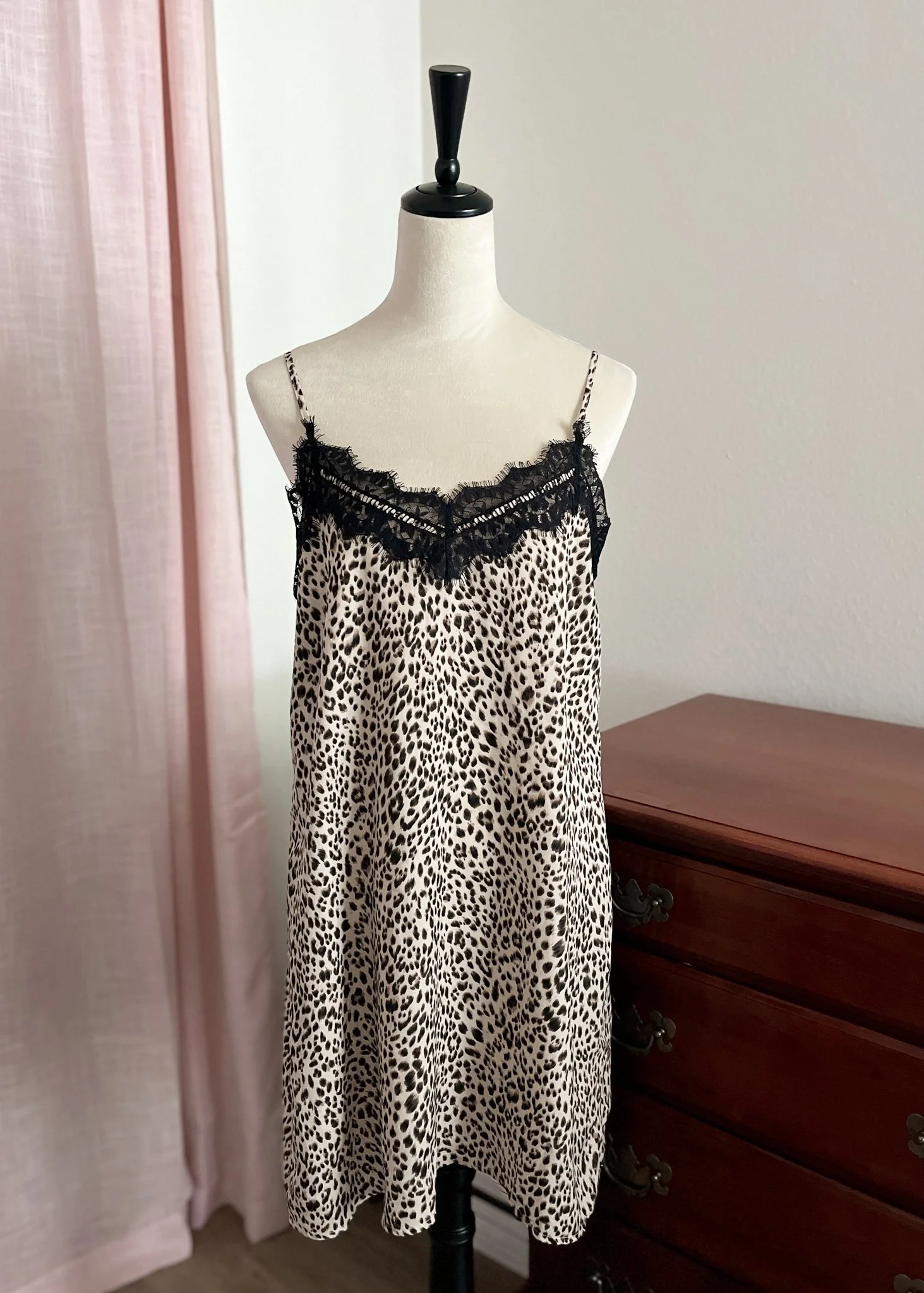 Cheetah Print Cocktail Dress (L)
