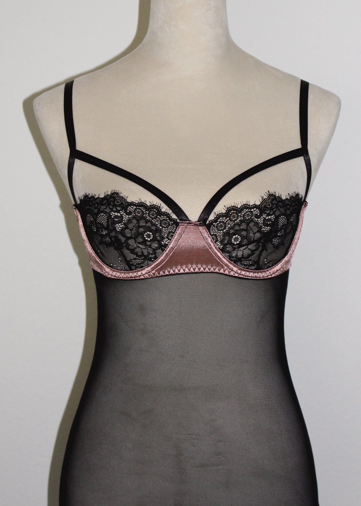 Sheer Bodycon Lingerie Dress (S)