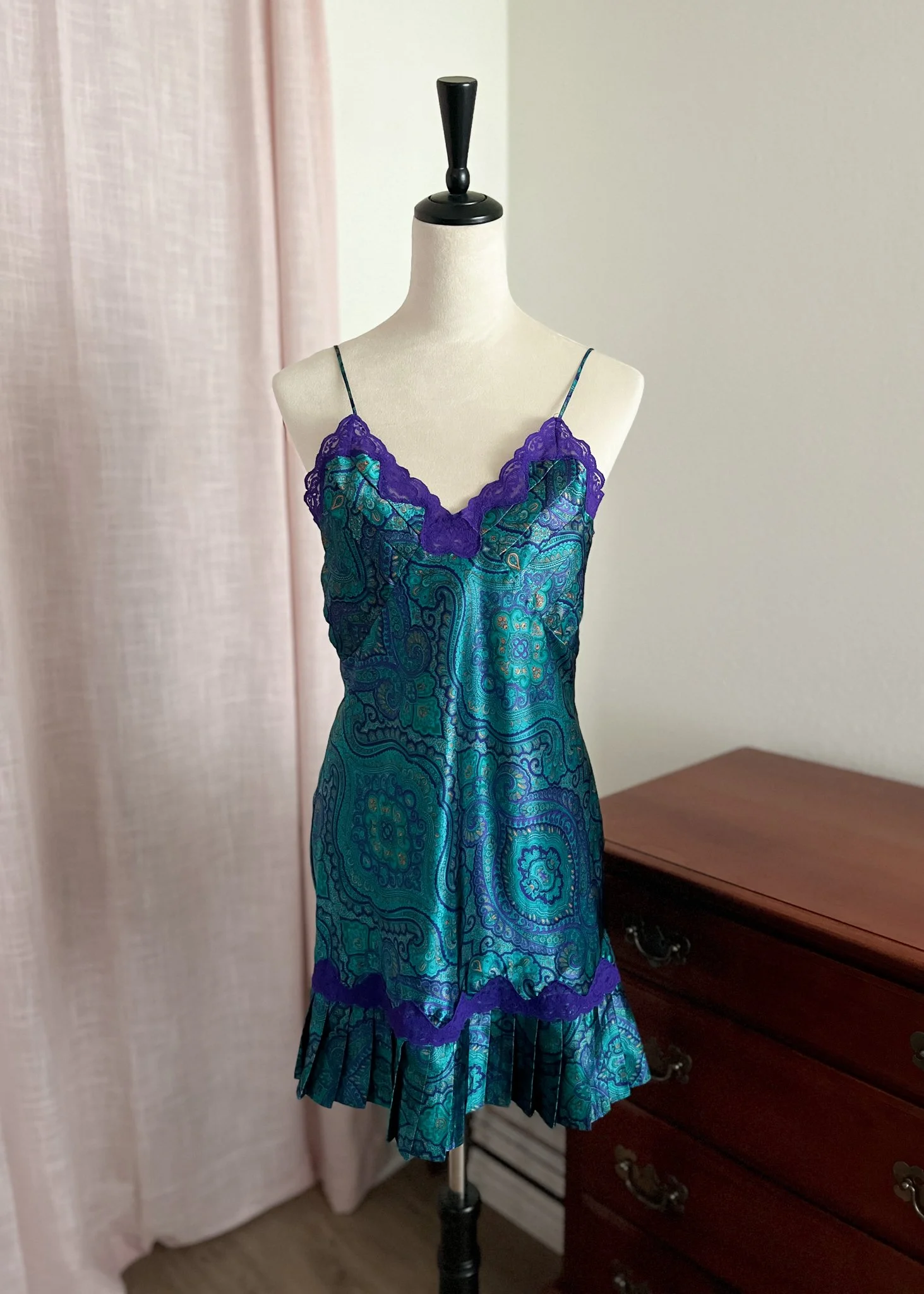 Victoria's Secret, Gold Label Printed Dress (S)