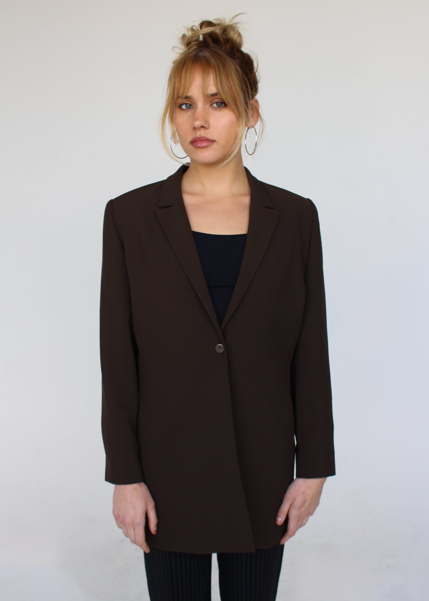 Deep Olive Green Blazer