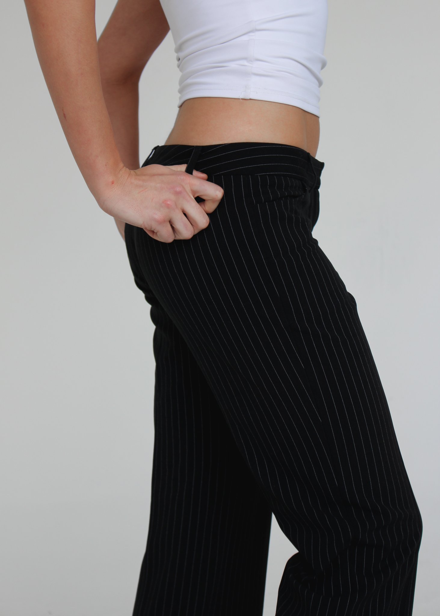 Pinstriped Trousers