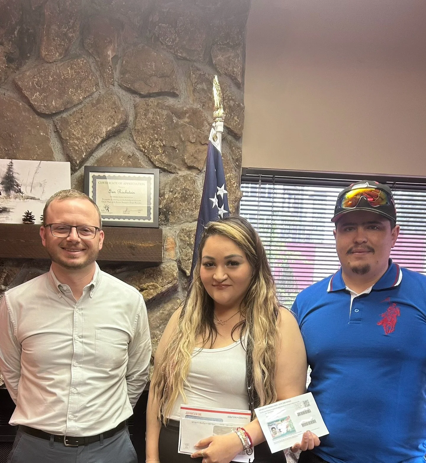 Congratulations to our client Manuel for receiving his Lawful Permanent Residence through his U.S. Citizen wife Stephanie, it was perfect timing just before the birth of their baby! 🇺🇸