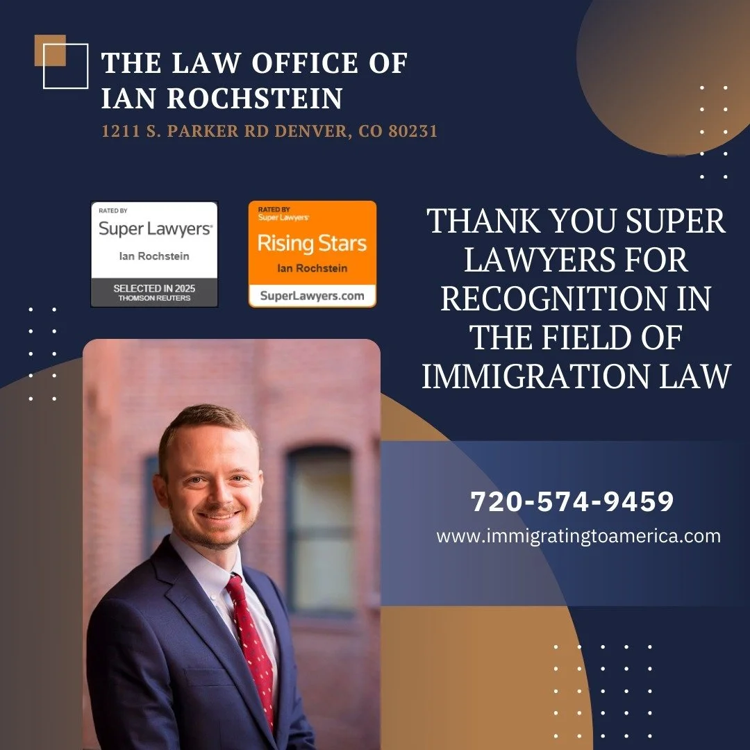 Thank you Super Lawyers for recognizing our office for excellence in immigration law for the 3rd straight year!