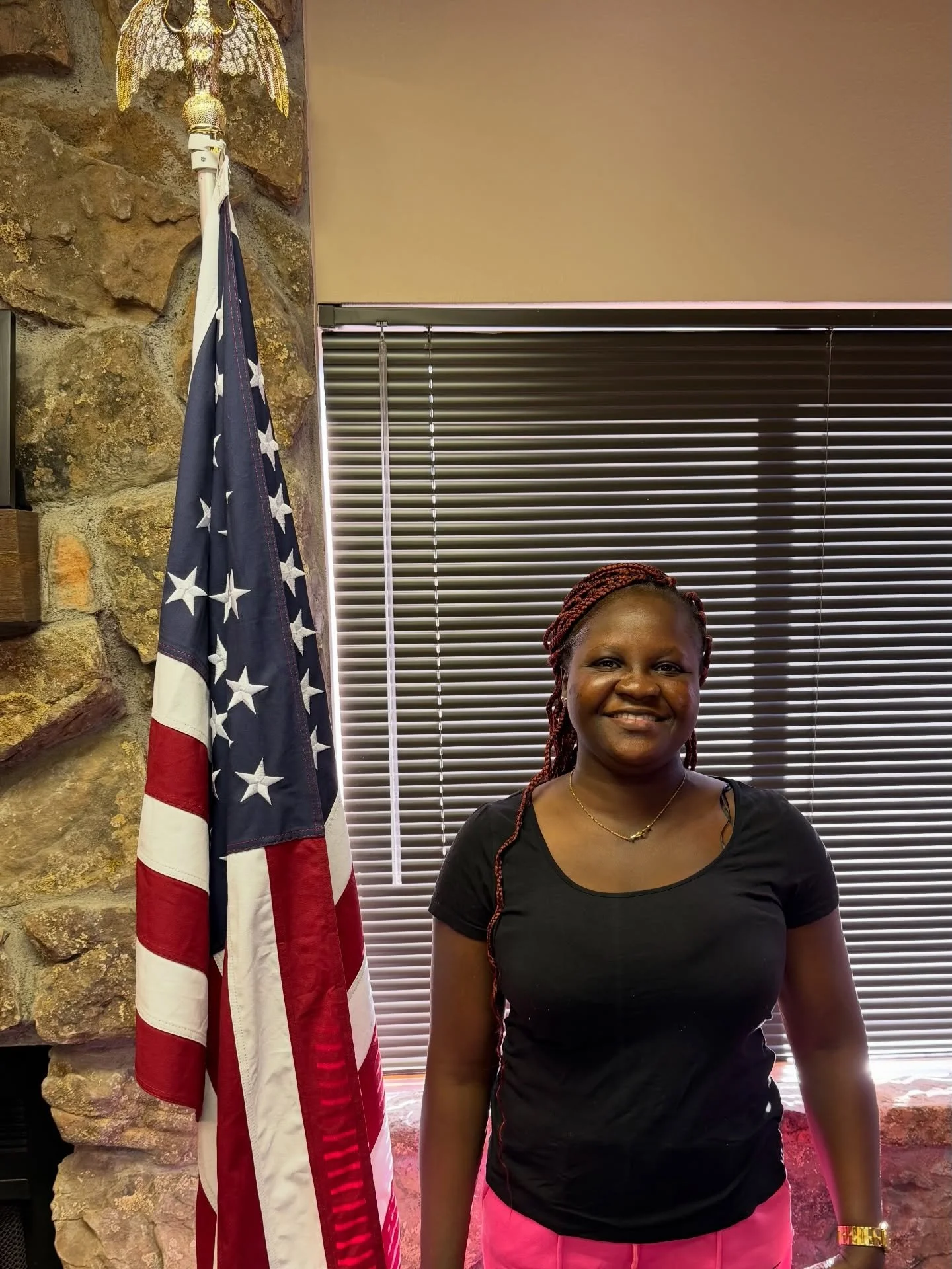 Please congratulate our client Matilda from #Ghana 🇬🇭 for finally completing her immigration journey based on her U.S. Citizen mother&rsquo;s petition that was originally filed in 2015!