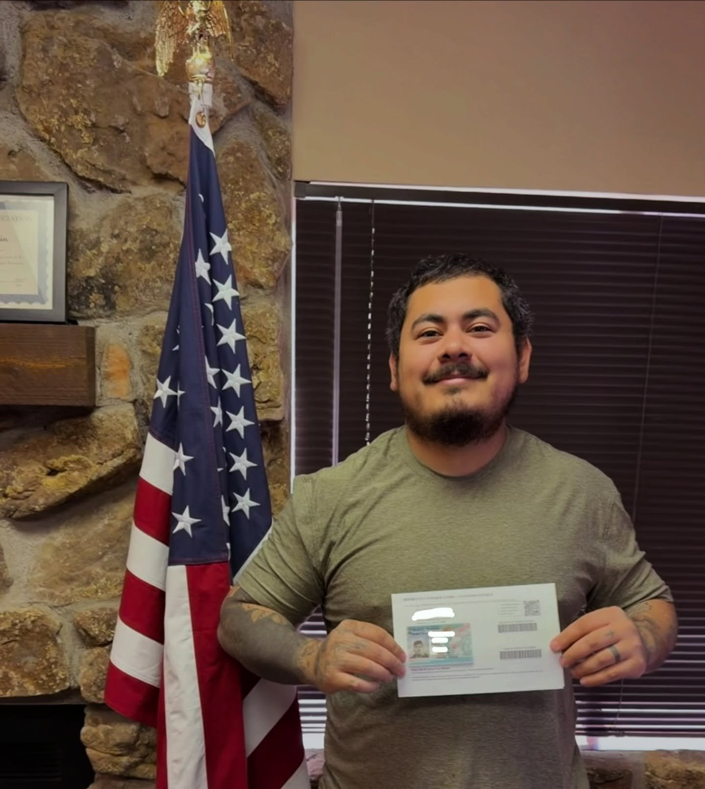 Please congratulate our client L. from Mexico 🇲🇽 for receiving his Lawful Permanent Residence (#greencard) after many years with DACA! 🇺🇸