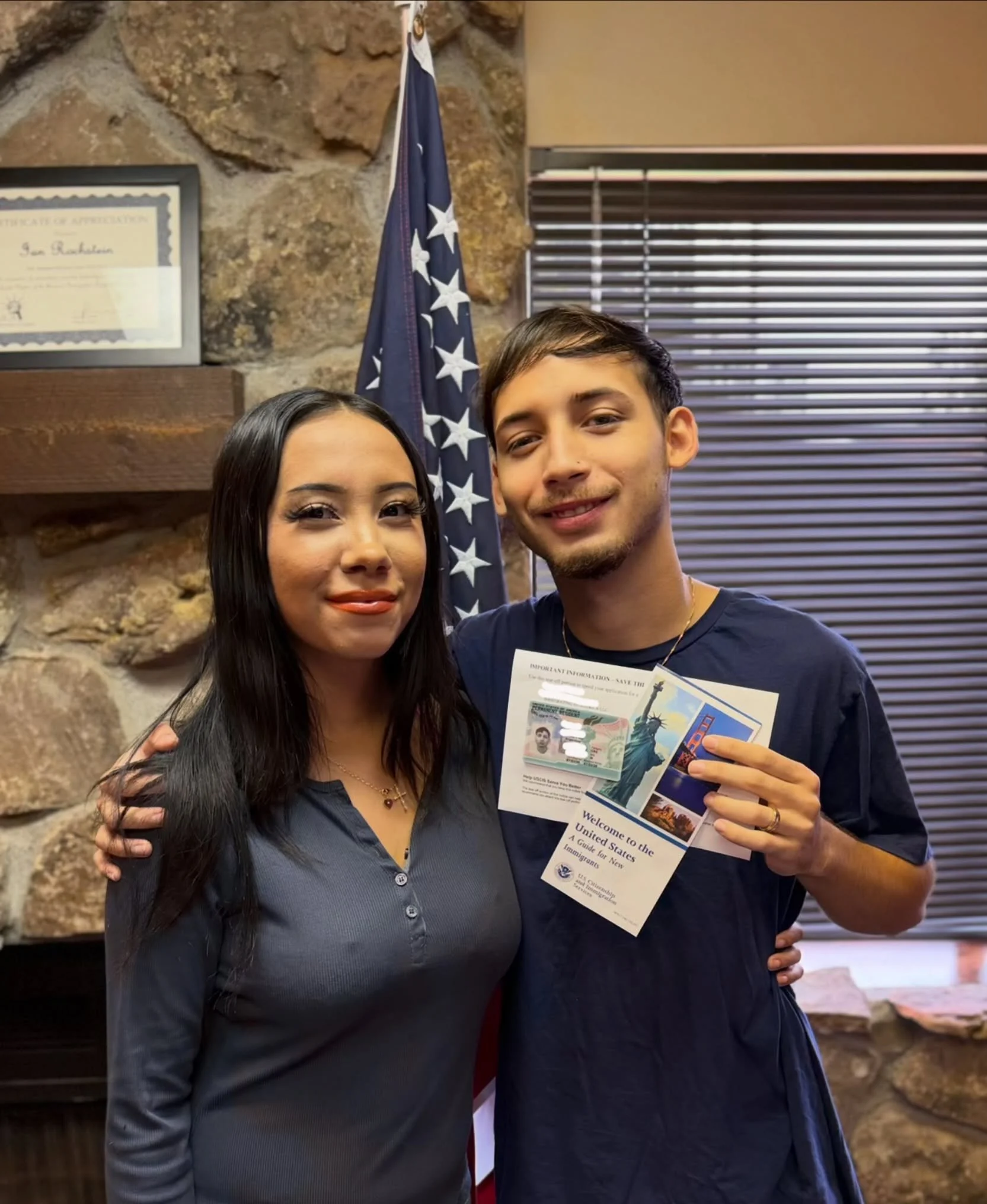 Please congratulate our client Lucas from Argentina 🇦🇷 for earning his Lawful Permanent Residence (green card) through his U.S. Citizen wife Annabelle! 🇺🇸