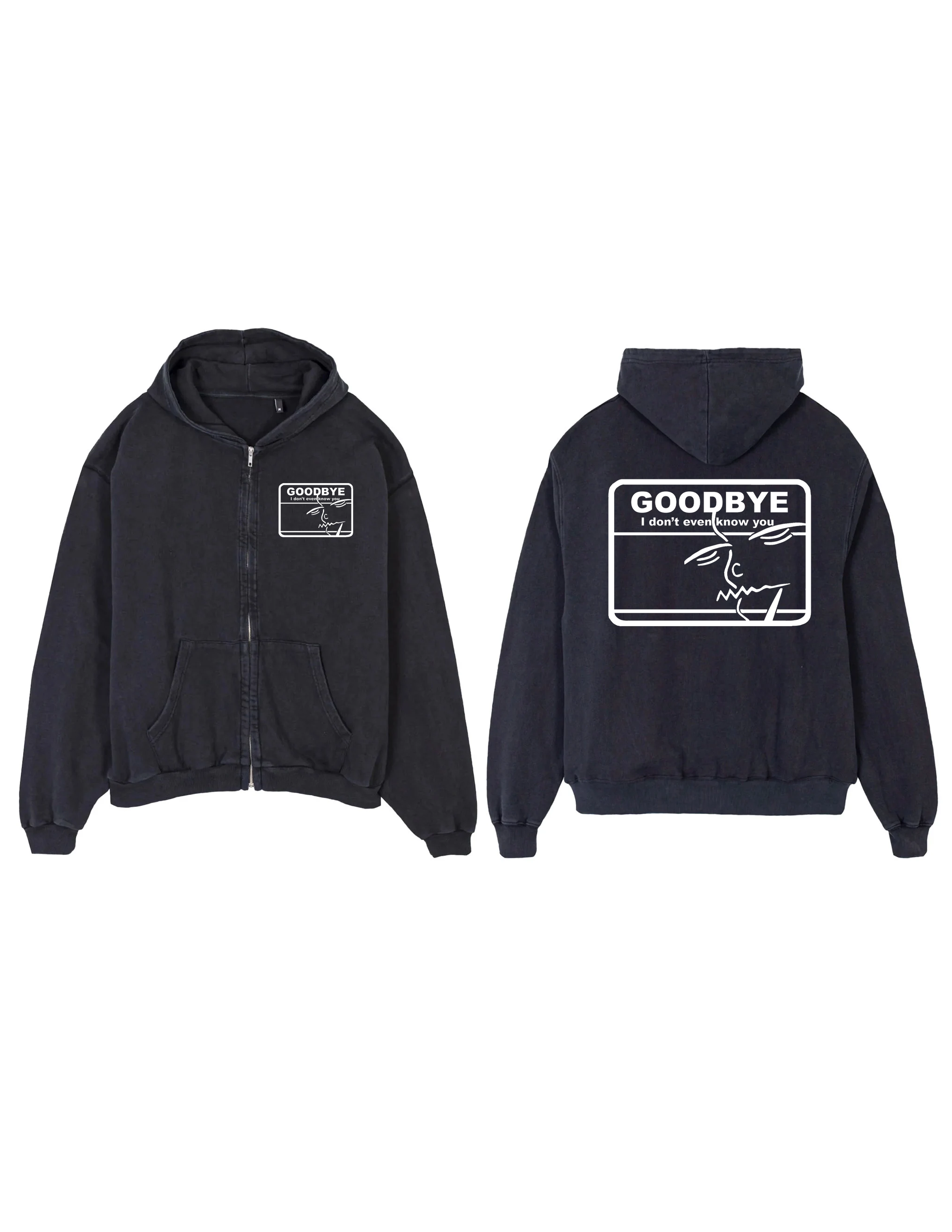 "Goodbye" Zip-Ups