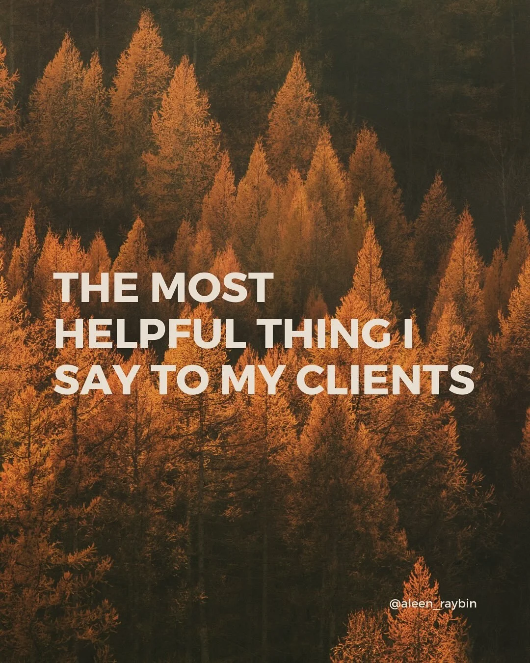 Is also the most challenging

I&rsquo;ve had the privilege of working with people in their darkest times for 2 decades. And through my own personal experience I know the truth 

There&rsquo;s nothing wrong with you

When I say this, 
sometimes my cli