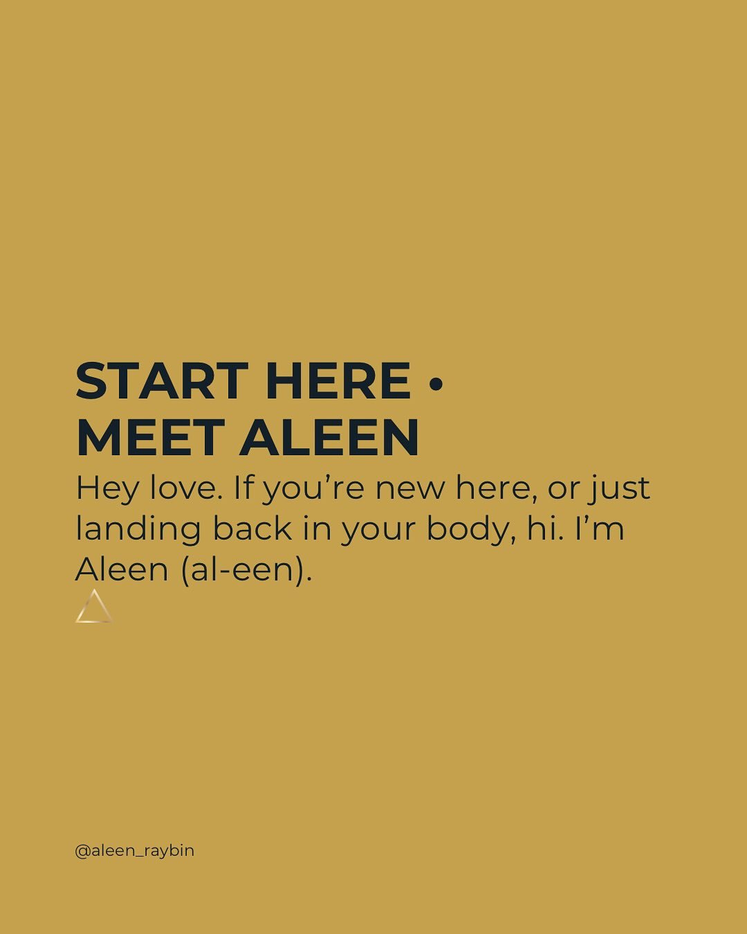 For the women who&rsquo;ve tried everything and still feel like they can&rsquo;t rest&hellip;

hey love. I&rsquo;m Aleen.
I&rsquo;m a therapist and somatic + spiritual mentor, and I build spaces for women who are tired of performing their healing.

M
