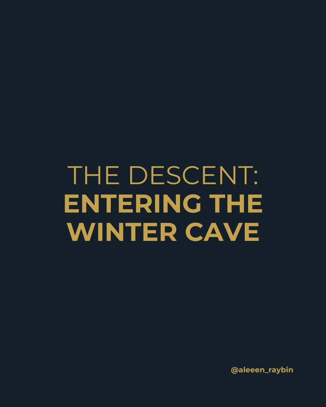 Winter isn&rsquo;t the absence of growth.
It&rsquo;s the root system strengthening.

If your body is asking you to slow down, trust her.

Begin with unarmor.
And be held inside THE KEY this winter.

Comment WINTER and I'll get you my winter altar gui