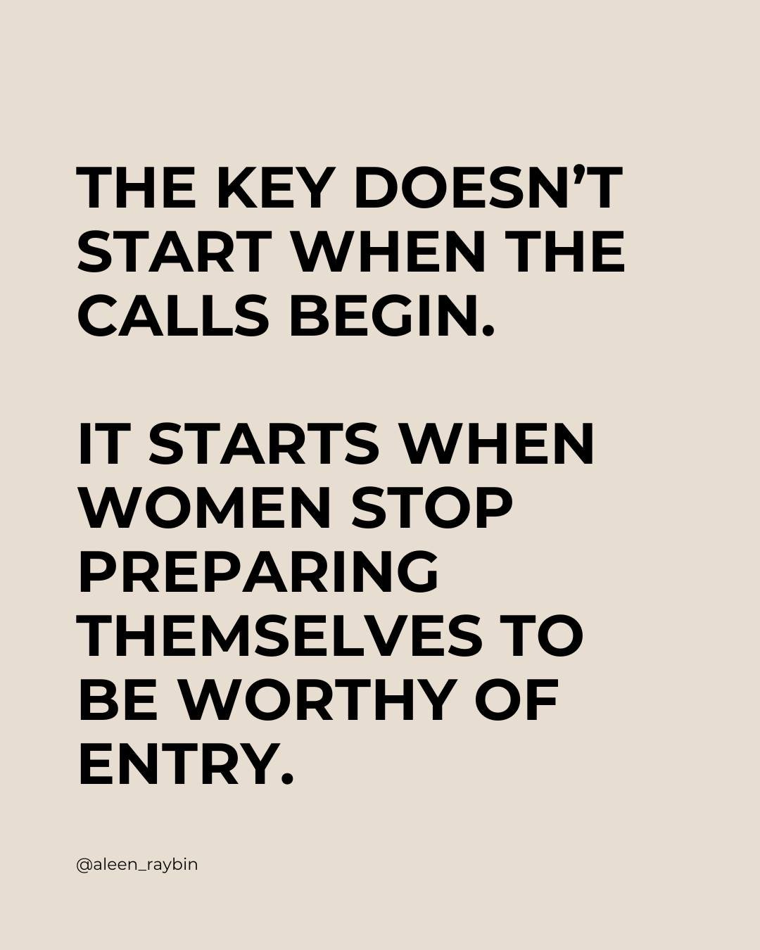 THE KEY doesn&rsquo;t start when the calls begin.
It starts when women stop preparing themselves to be worthy of entry.

You don&rsquo;t need to fix anything.
You don&rsquo;t need to arrive healed, regulated, or ready.

This is not a program for beco