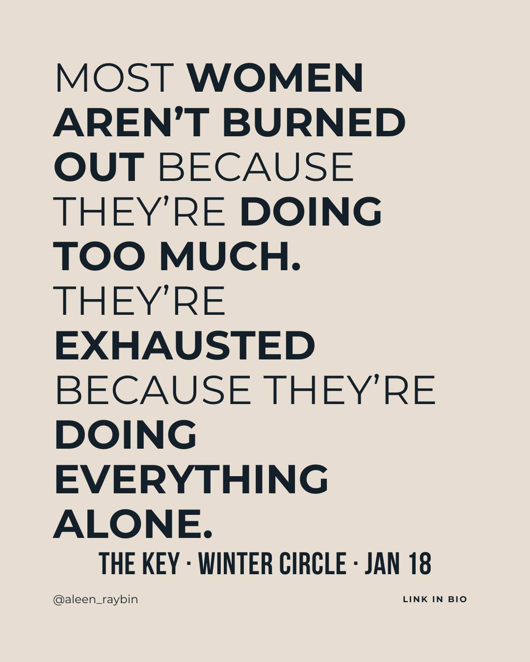 You&rsquo;ve tried:
&bull; better boundaries
&bull; therapy and insight
&bull; resting &ldquo;when you can&rdquo;
&bull; being more intentional

But nothing changes when the structure stays the same.

What actually shifts things is not another strate
