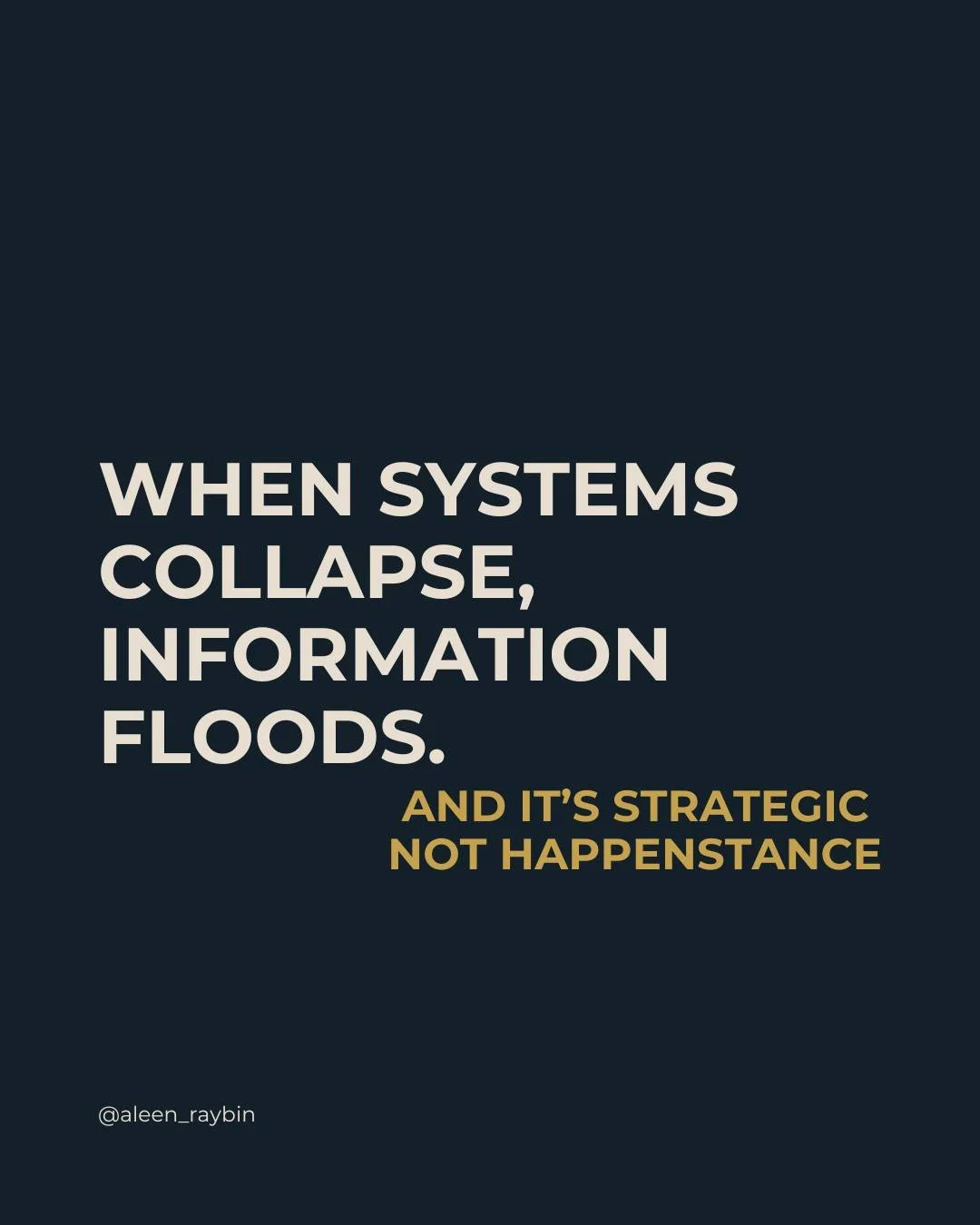 When systems collapse, information floods.

The nervous system wasn&rsquo;t designed to metabolize constant exposure to horror without support.

Rage doesn&rsquo;t mean you&rsquo;re unstable.
It often means your body recognizes truth.

The work right