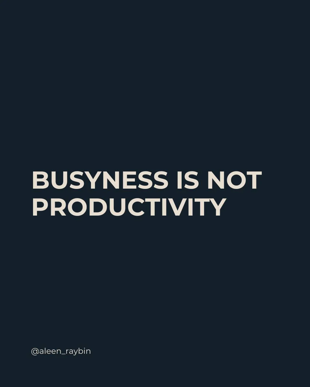 I used to think being busy meant I was doing something right. Full days. Back-to-back sessions. Always something to respond to, clean up, follow up on.

It felt productive.

But what I&rsquo;ve been noticing more honestly is this: Busyness often has 