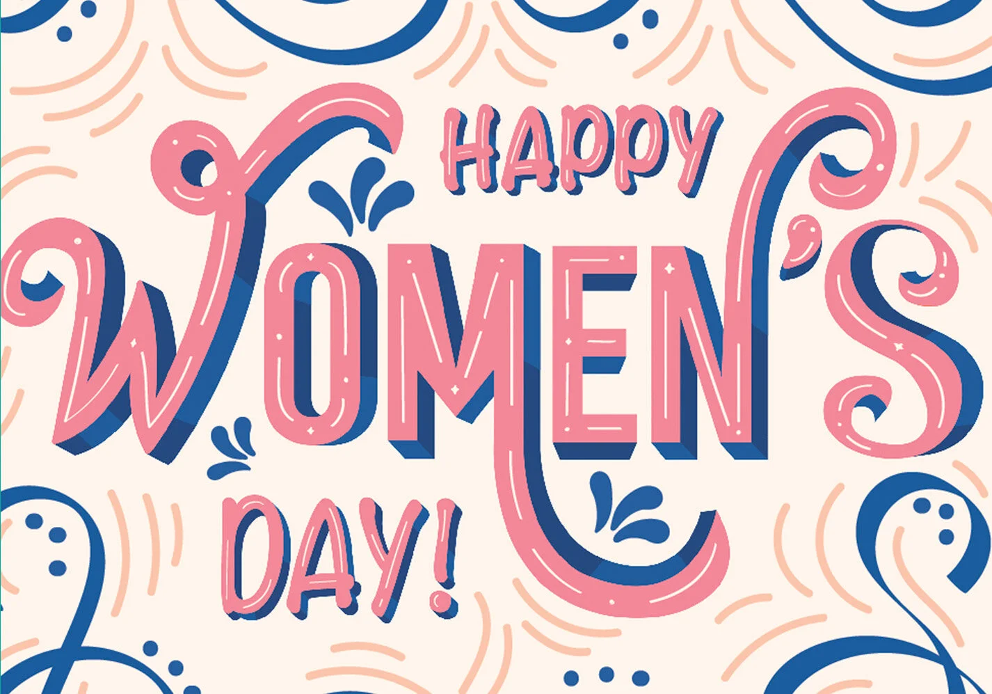 Women's Day<hr> <p>TYPOGRAPHY</p>