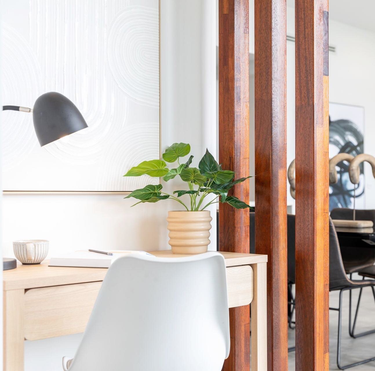 The home office, whether a room or a study nook, it&rsquo;s sought after these days 📝 
This cute corner can be found in Casey, now on the market with @nikandjames.realestate 
.
Styled for sale by @salientpropertystyling 
📸 by @murphstonemedia 
.
#s