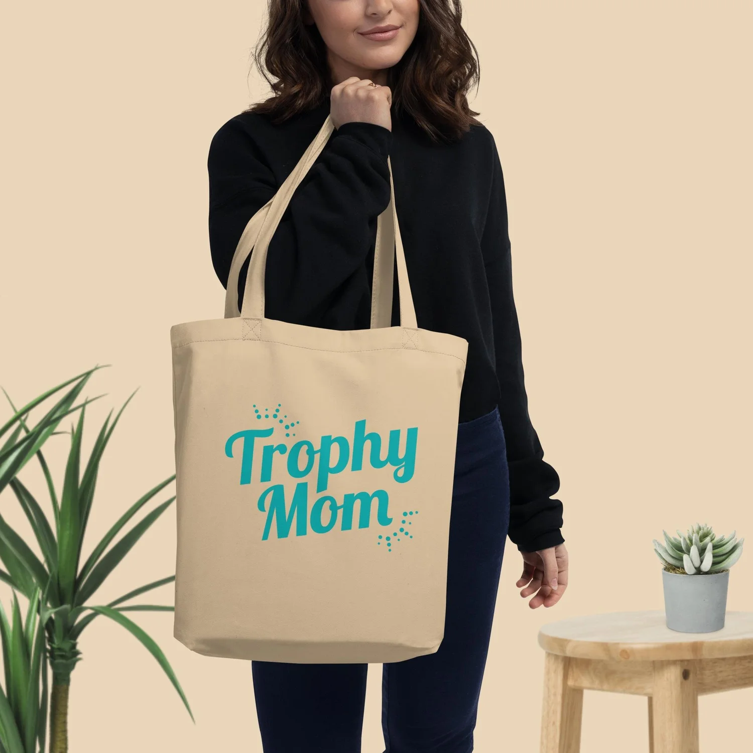 Trophy Mom Eco-Friendly Tote Bag — 18 Summers