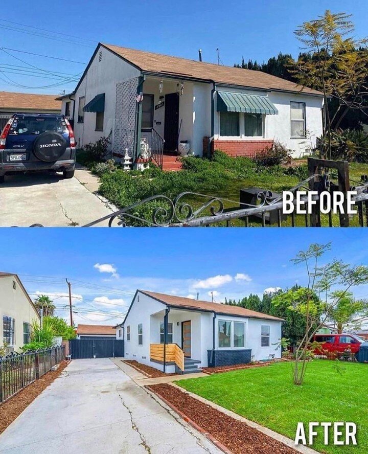 How cute is this house?🏡 I love the way they&rsquo;ve upgraded this property.😍
 It&rsquo;s hard to see the possibilities of a property when it&rsquo;s in bad condition, that&rsquo;s why I always tell my clients to have imagination, have an open min