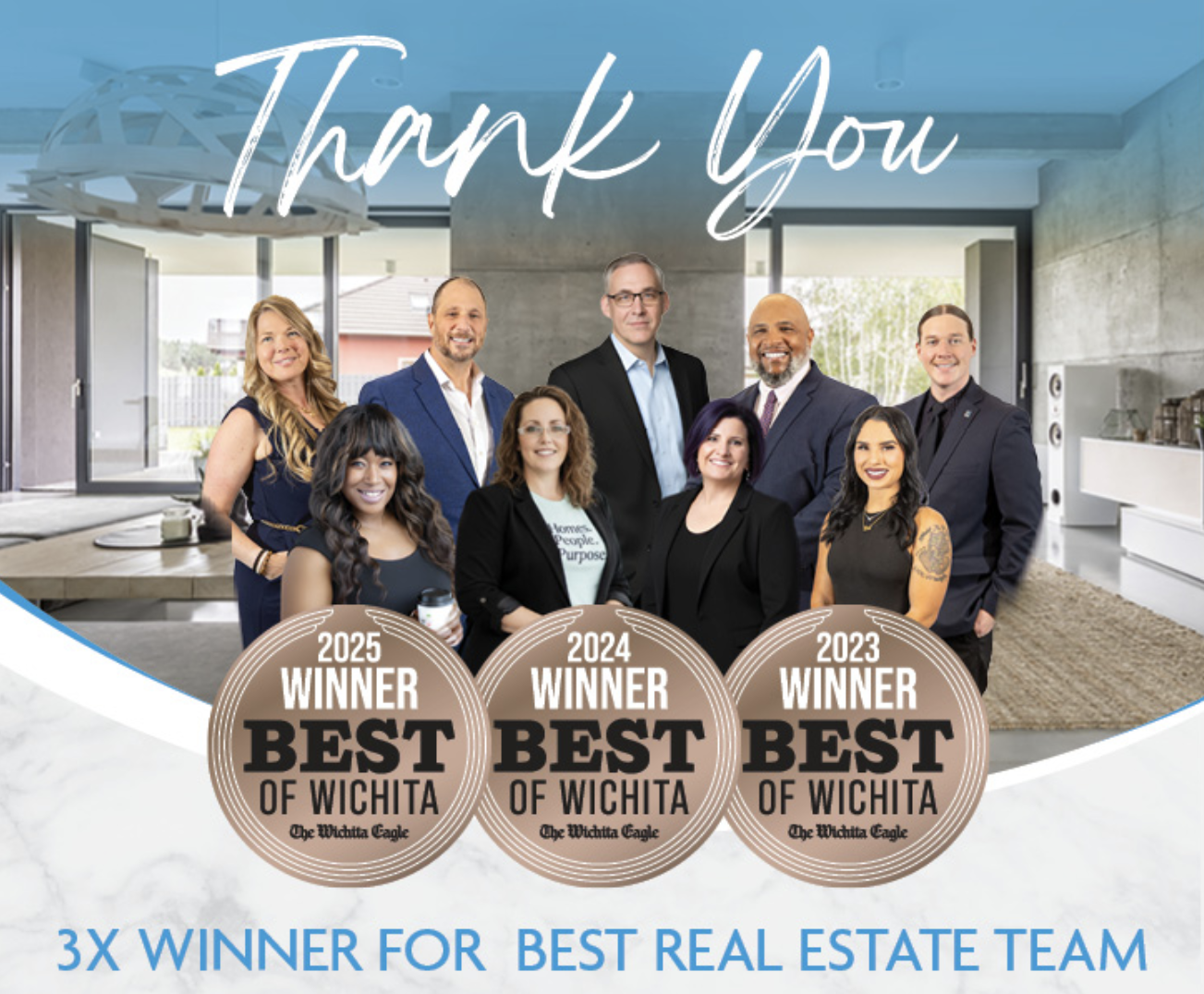 3x Winner for Best Real Estate Team 2023 - 2025