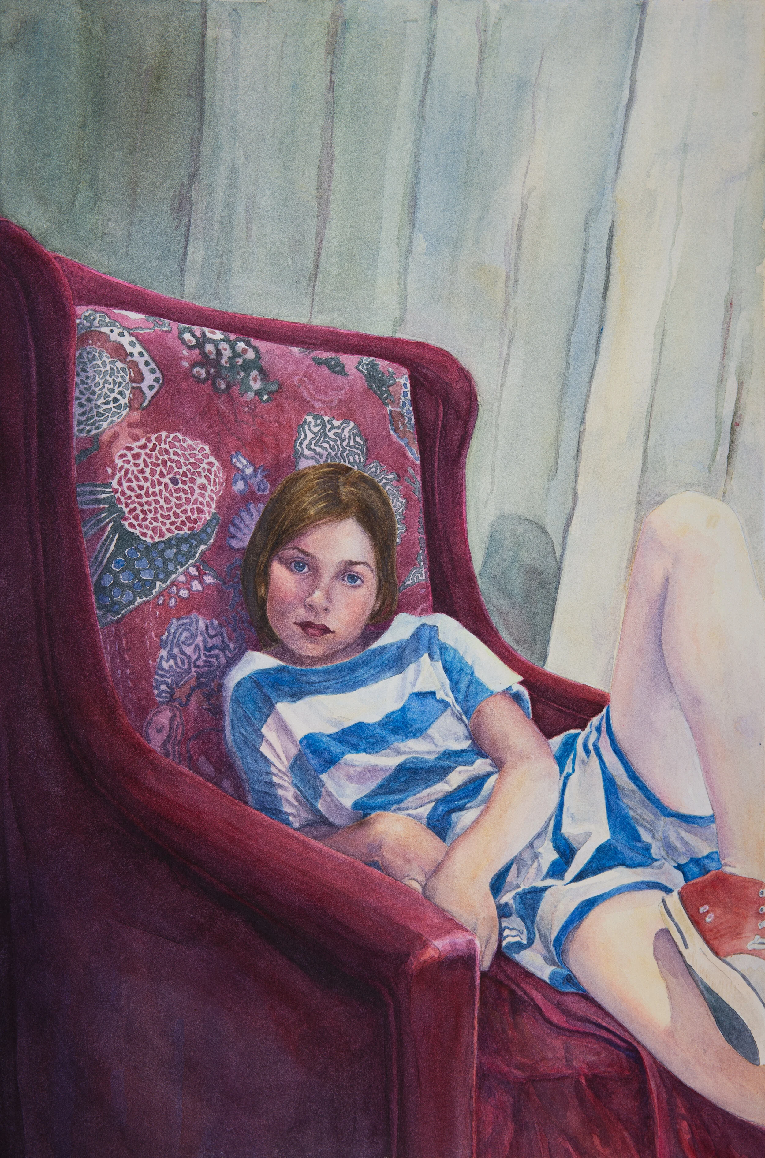 lily_01 / watercolor on paper / 12"x18"