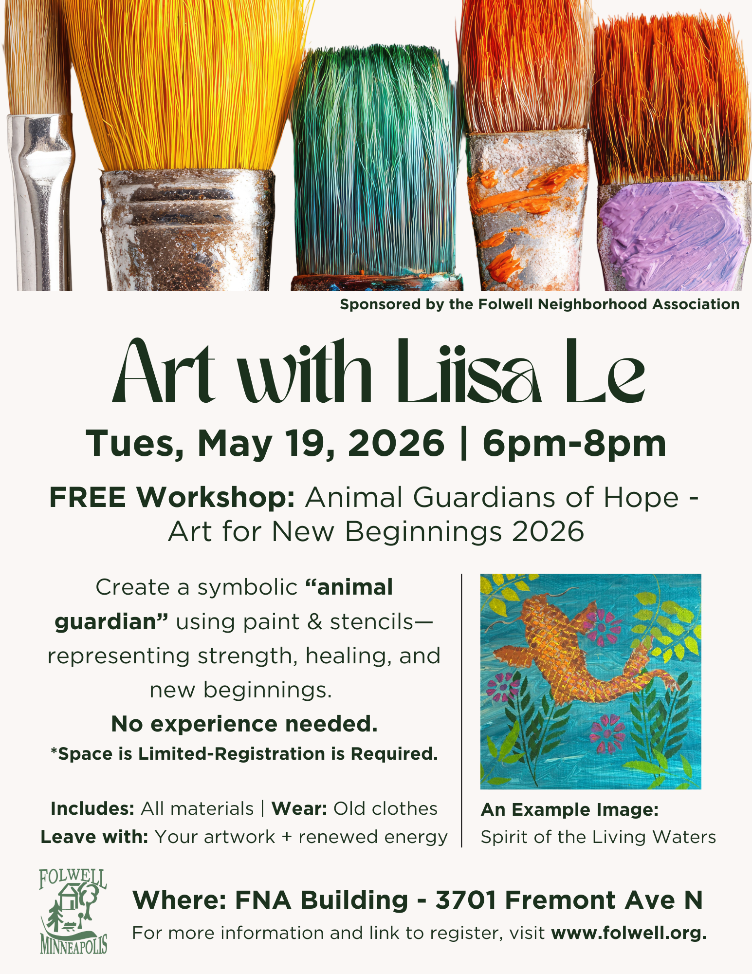 Free Art Workshop with Liisa Le