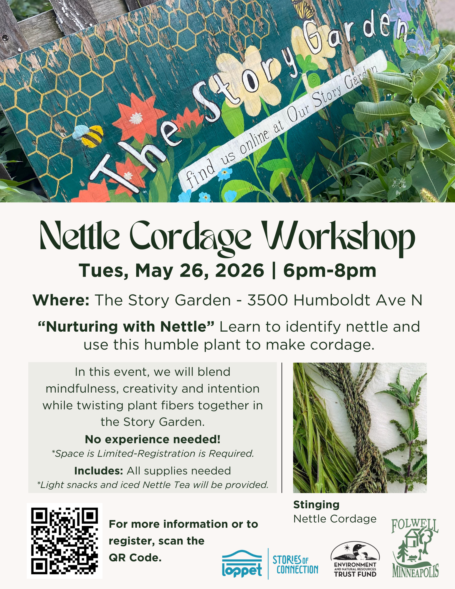 Nettle Cordage Workshop