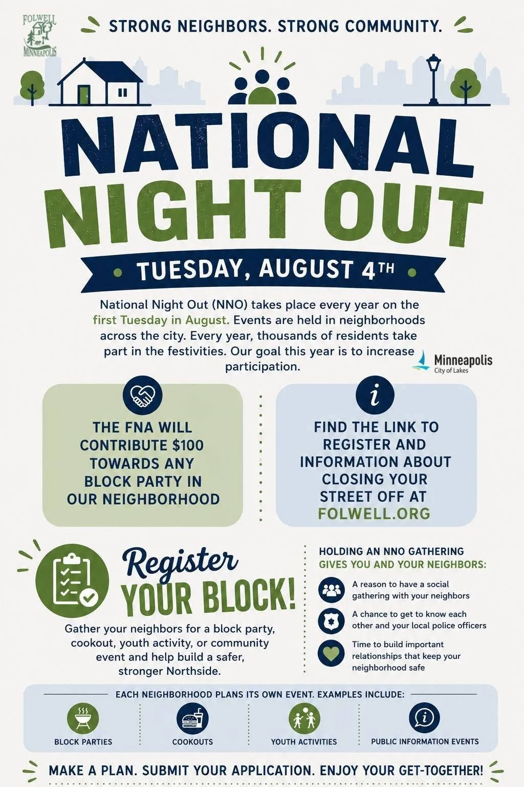 National Night Out is coming up on Tuesday, August 4!
