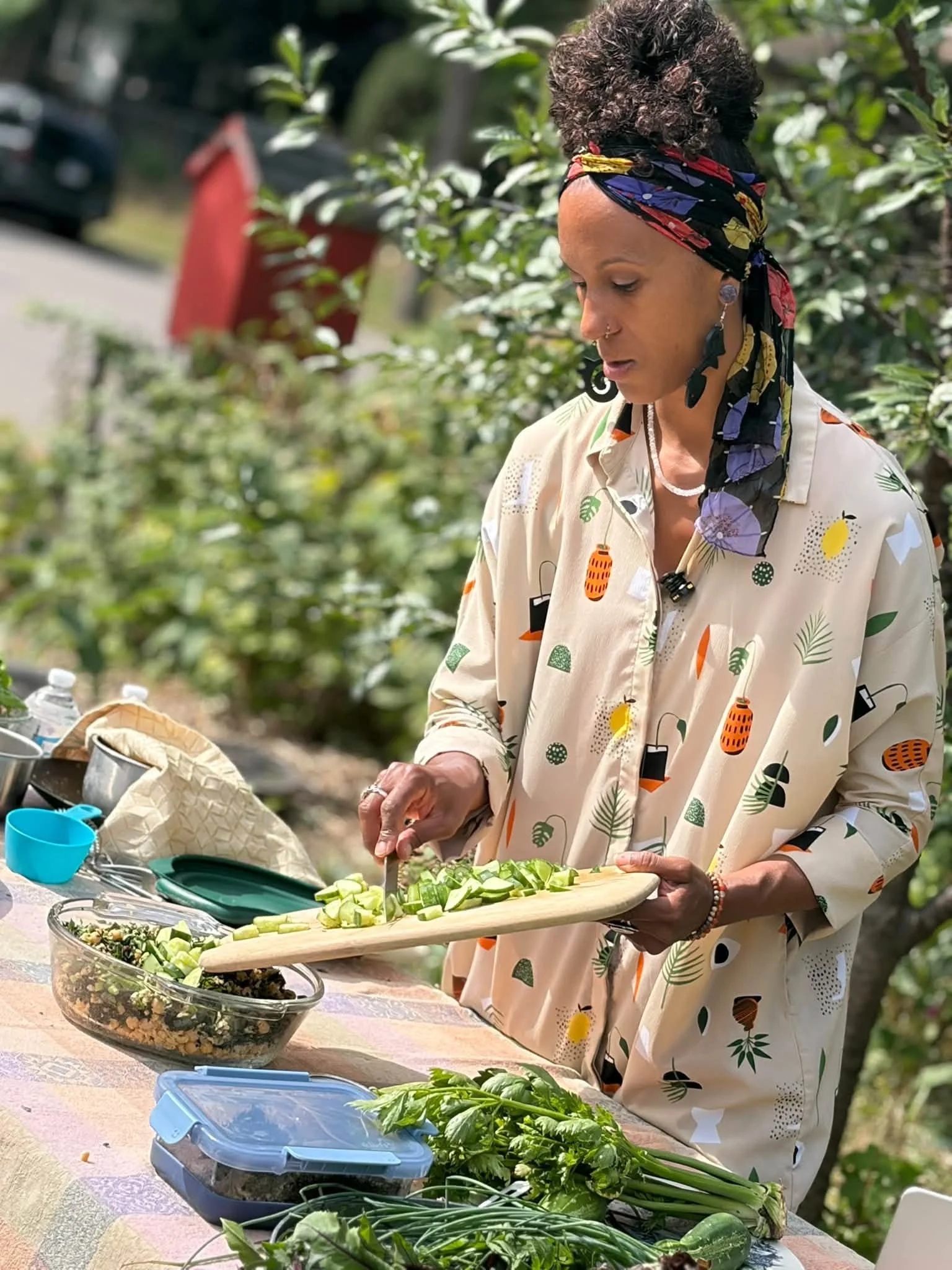 Photos from the Celebrating Our Roots Cooking Class with Kelly Shay
