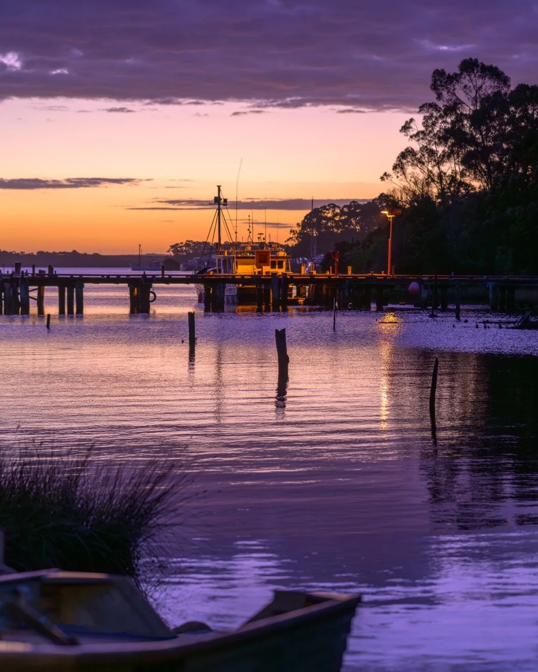 One of Strahan&rsquo;s most beautiful places to watch the light fade. 🌅 If you catch the moment, we&rsquo;d love to see it - tag us and share the view. ✨