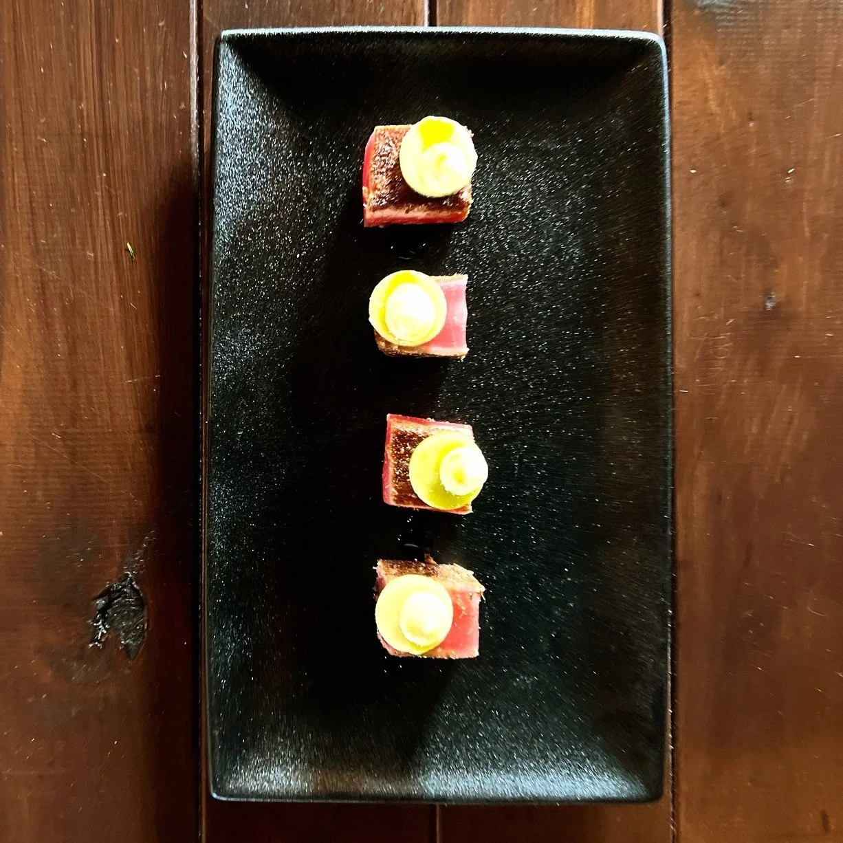 World Tuna Day at Risby&rsquo;s Restaurant

Seared Tuna
Spiced crust, wasabi emulsion, crisp apple and daikon.

Clean. Balanced. Unforgettable.

Book now to experience it on the edge of Macquarie Harbour.

#RisbyCove #WorldTunaDay #TasmanianSeafood #